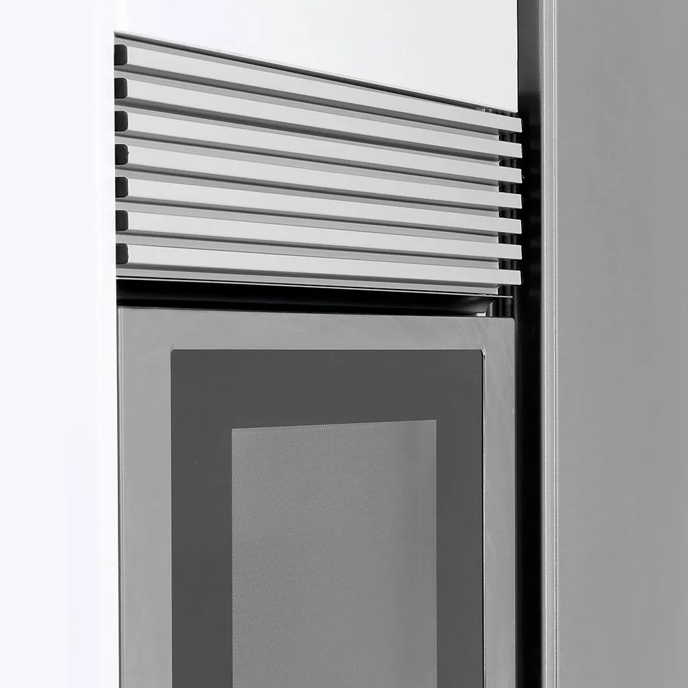 Emuca 8934862 Griglia Ventilazione Frigo Anodizzato Opaco