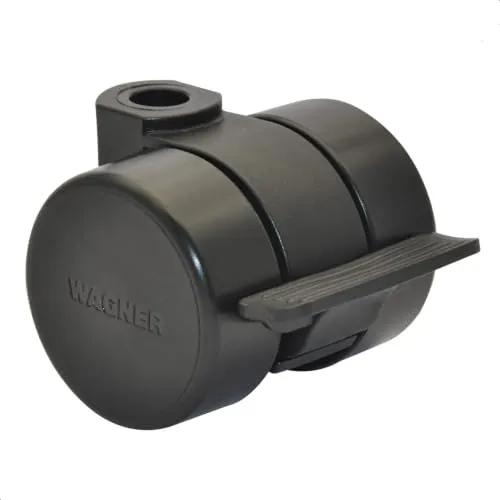 Wagner Design 01004301 rotella mobili nera 1 pz portata 80 kg