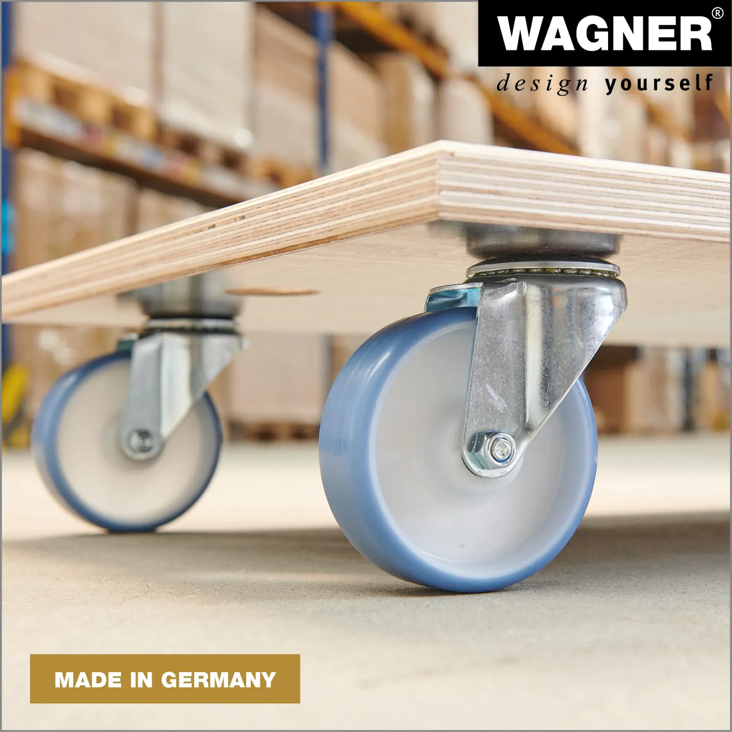 Wagner MM 1146 Carrello Trasporto 78x49 cm 500 kg MaxiGrip