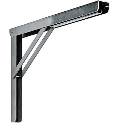 Gedotec staffa ribaltabile inox 300x200x30 mm 180 kg