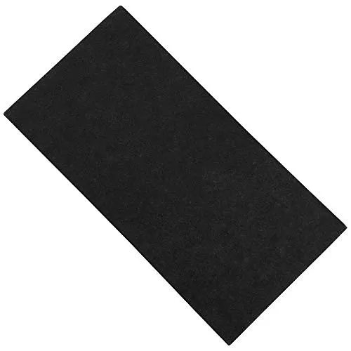 Adsamm Feltro Autoadesivo 1,5 mm Nero 10 Fogli 10x20 cm