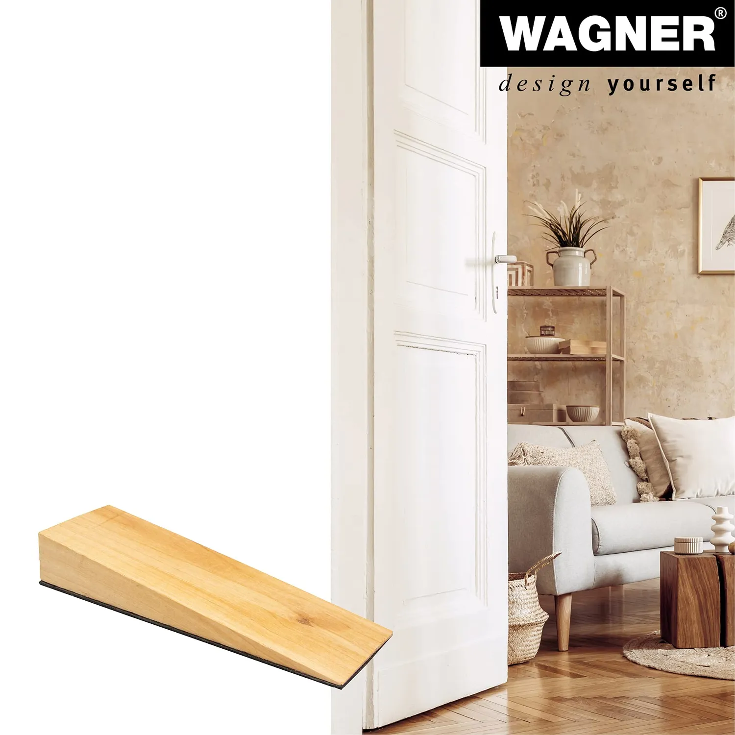 Wagner fermaporta cuneo legno faggio 119 mm antiscivolo