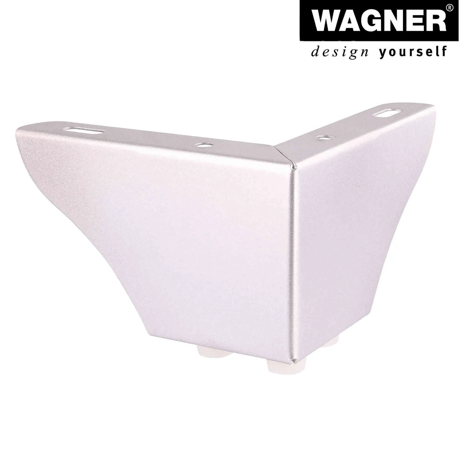 WAGNER SOFA WINGS ST 0451 gambe mobili set 4 pezzi acciaio