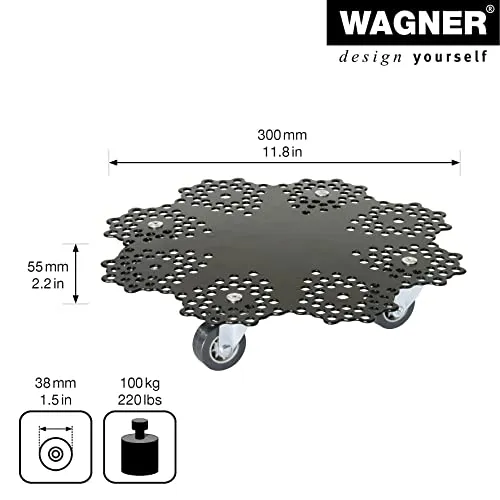 WAGNER Nostalgia 20094901 carrello piante acciaio 100 kg