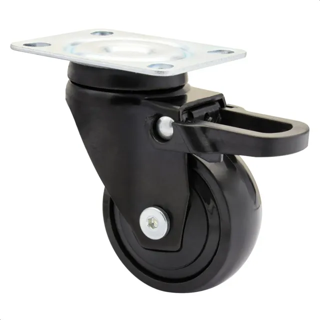 Wagner Design 3C 01235201 ruota girevole Ø50 nera con freno