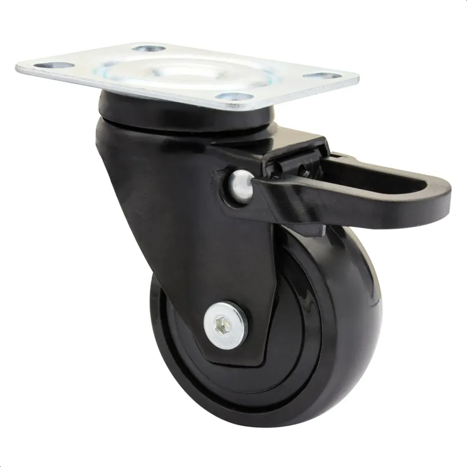 Wagner Design 3C 01235201 ruota girevole Ø50 nera con freno