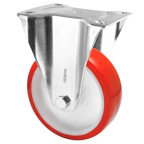 Wagner 04880001 rotella fissa morbida 100 mm rossa 1 pz