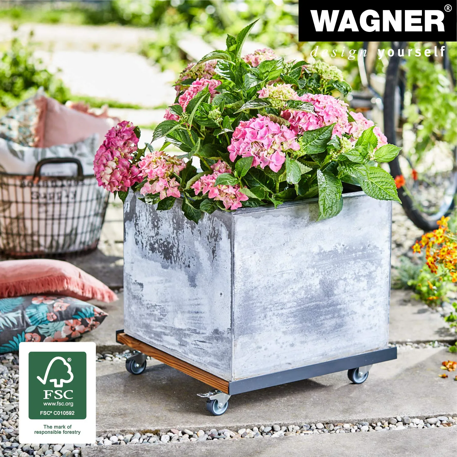 Wagner Fortis Big 20702501 carrello piante 48x48 cm 200 kg