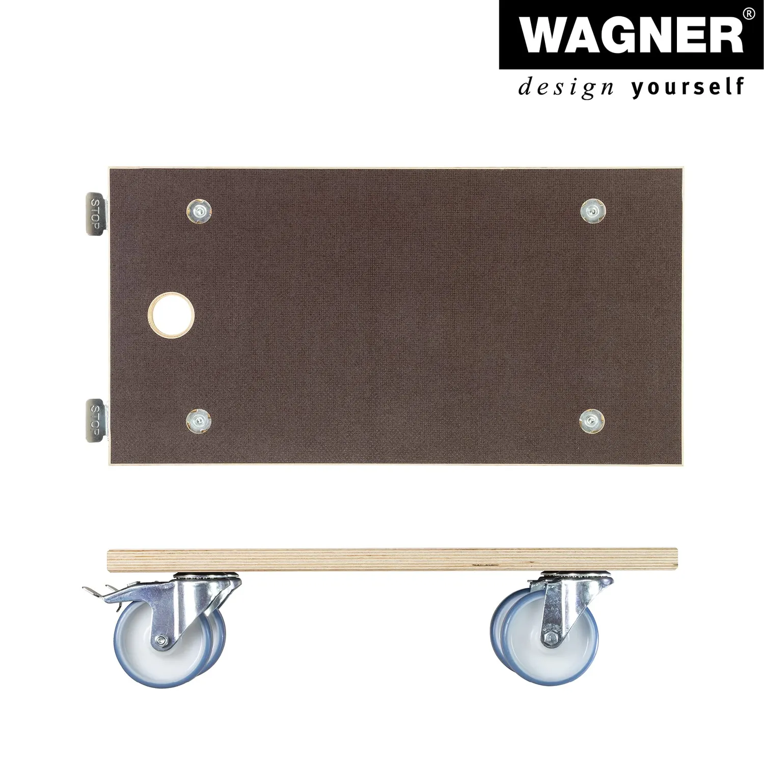Wagner MM 1109 carrello trasporto legno 57,5x30 cm 500 kg