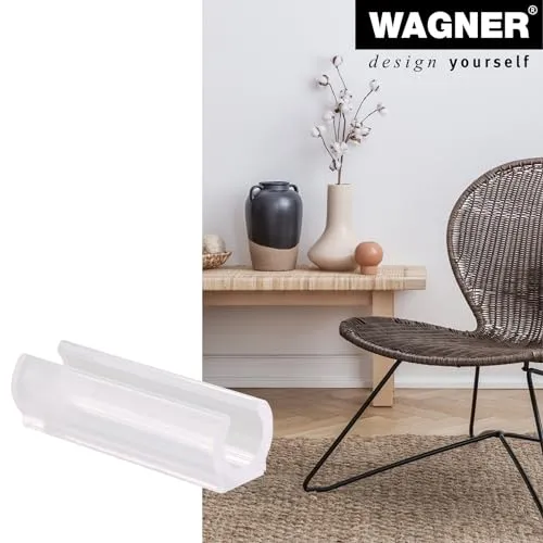 Wagner tappi morsetto tubo rotondo plastica trasparente 4 pezzi