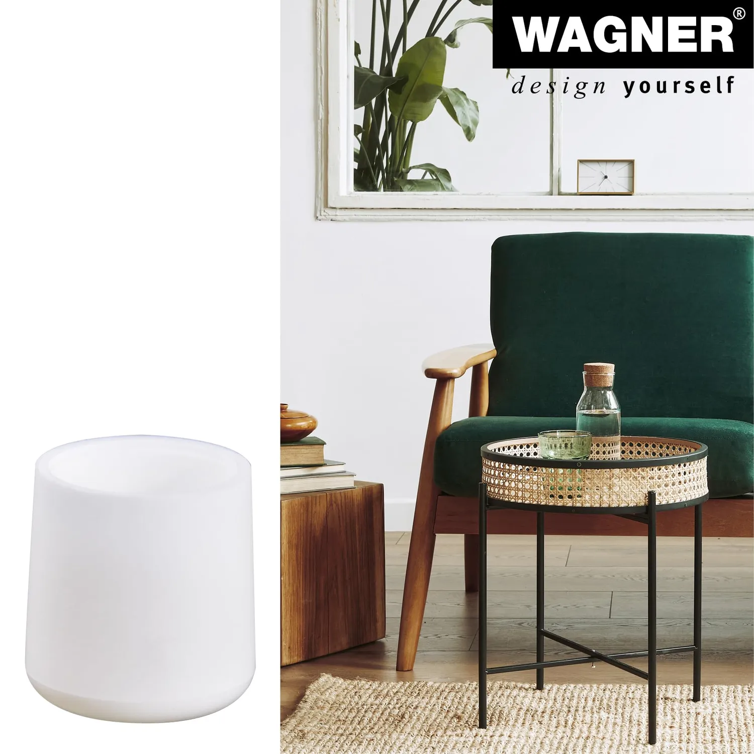 Wagner 15061799 tappi tondi bianchi Ø16/20 mm 4 pezzi