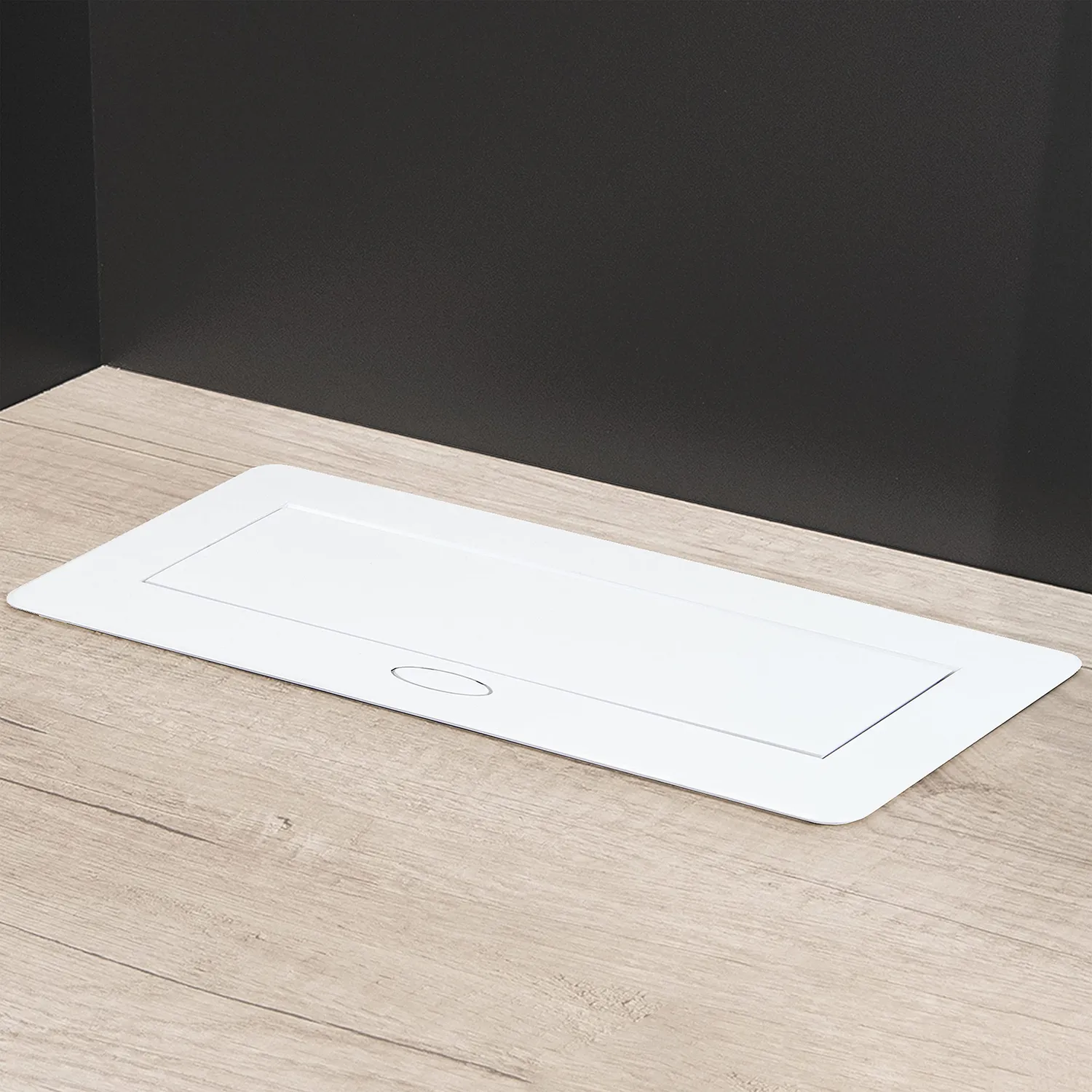 Emuca Ciabatta Scrivania Incasso 265x120 Bianco 2 Spine USB-C