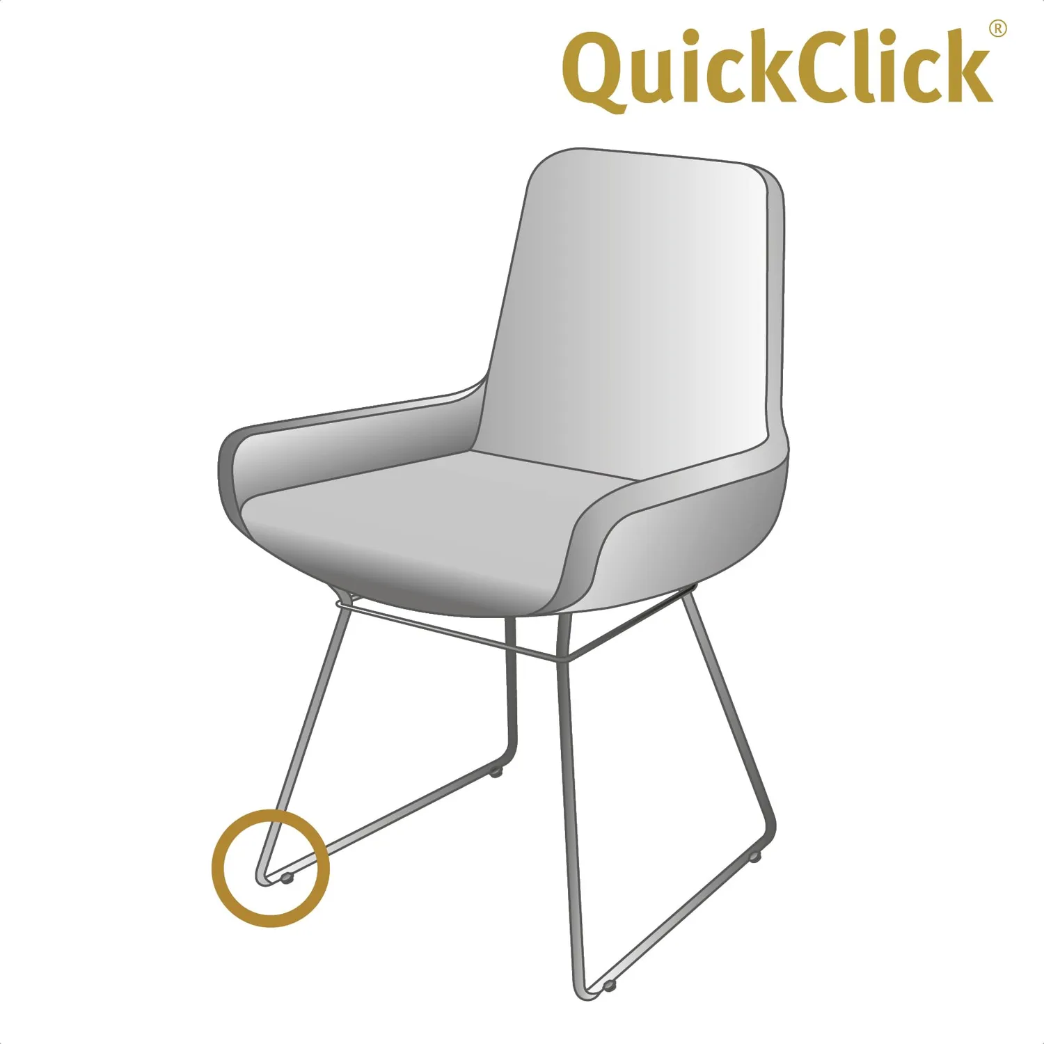 Wagner QuickClick 15831500 feltrini 62x30 mm feltro lana