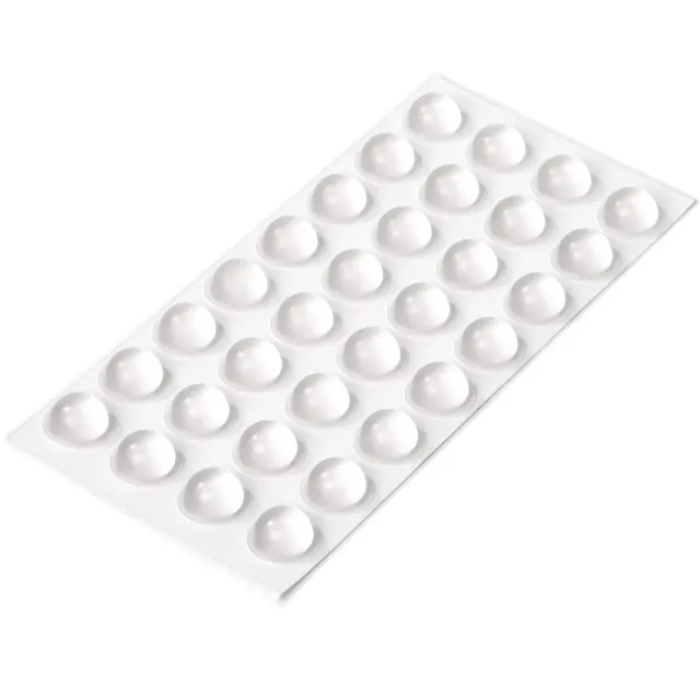 Adsamm paracolpi adesivi trasparenti tondi Ø15 mm x 4 mm grandi