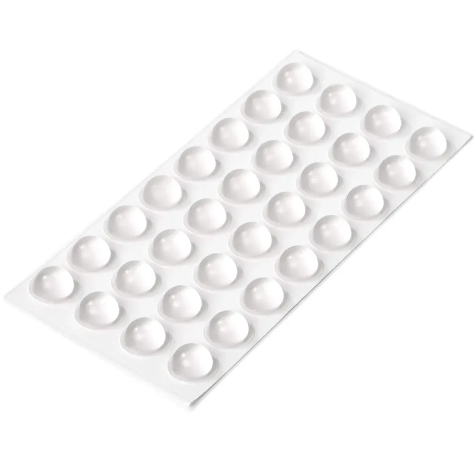 Adsamm paracolpi adesivi trasparenti tondi Ø15 mm x 4 mm grandi