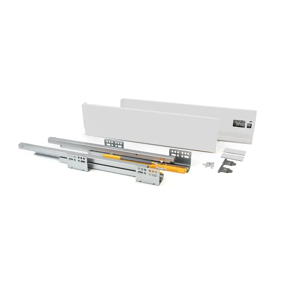 Emuca 138x300 mm kit cassetto bianco estrazione totale soft