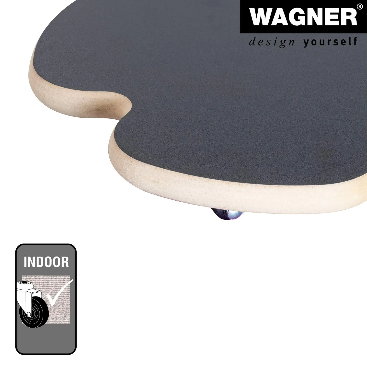Wagner Black 20027601 carrello portavaso Ø 33 cm portata 100 kg