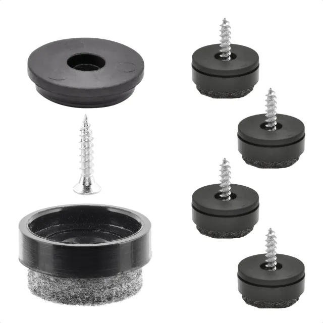 Wagner QuickClick feltrini avvitare 17 mm 4 pezzi lana