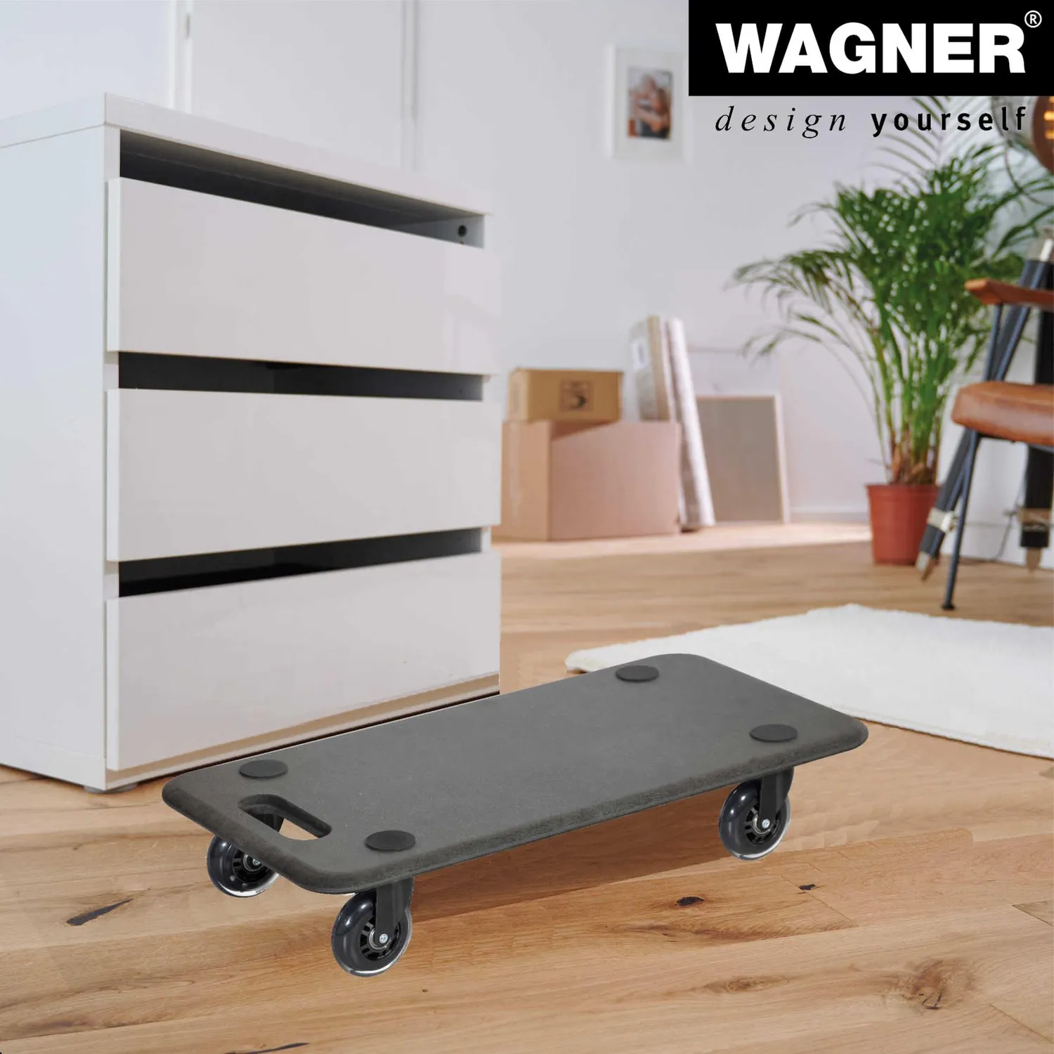 Wagner 1611 carrello trasporto MDF 57,5x30 cm 250 kg