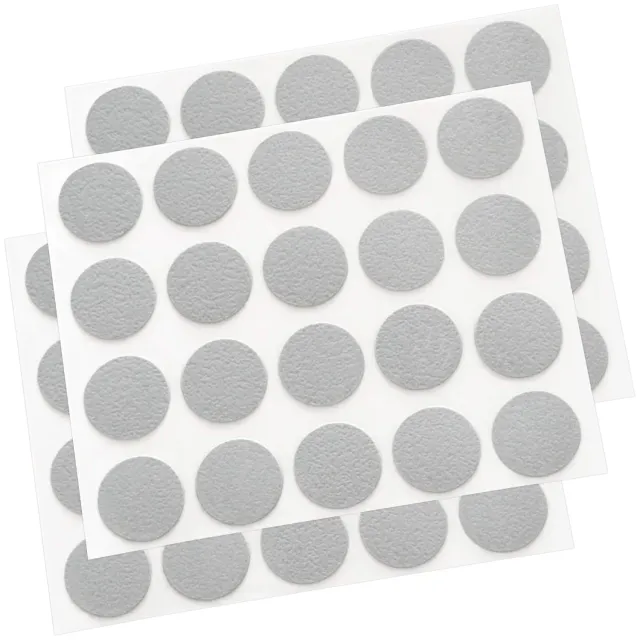 Adsamm copriforo autoadesivo grigio chiaro Ø13 mm 60 pezzi