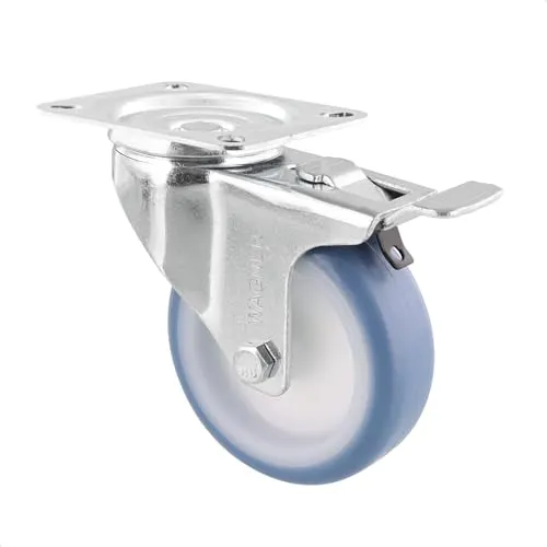 Wagner 04762501 RO 7625 rotella con freno 125 mm blu 1 pz
