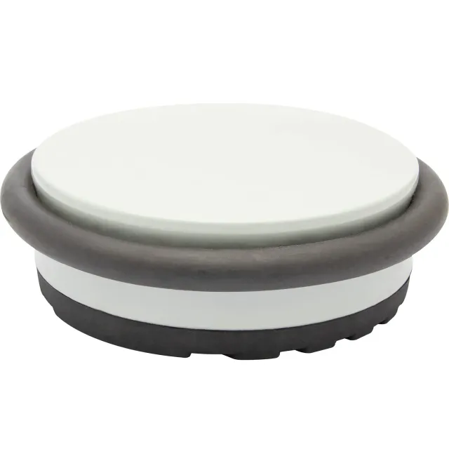 Wagner Big Disk fermaporta pavimento grigio chiaro 98 mm