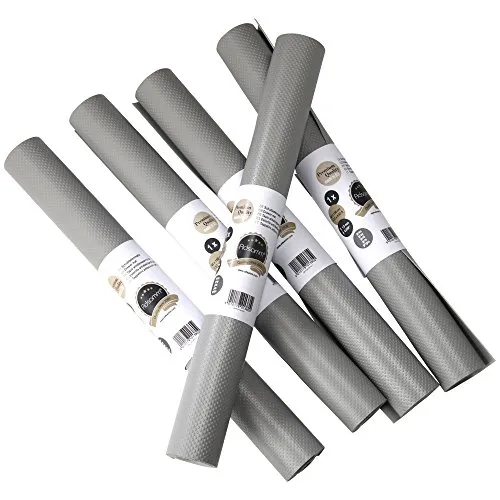 Adsamm tappetini antiscivolo 48x200 cm grigi 5 pz PVC