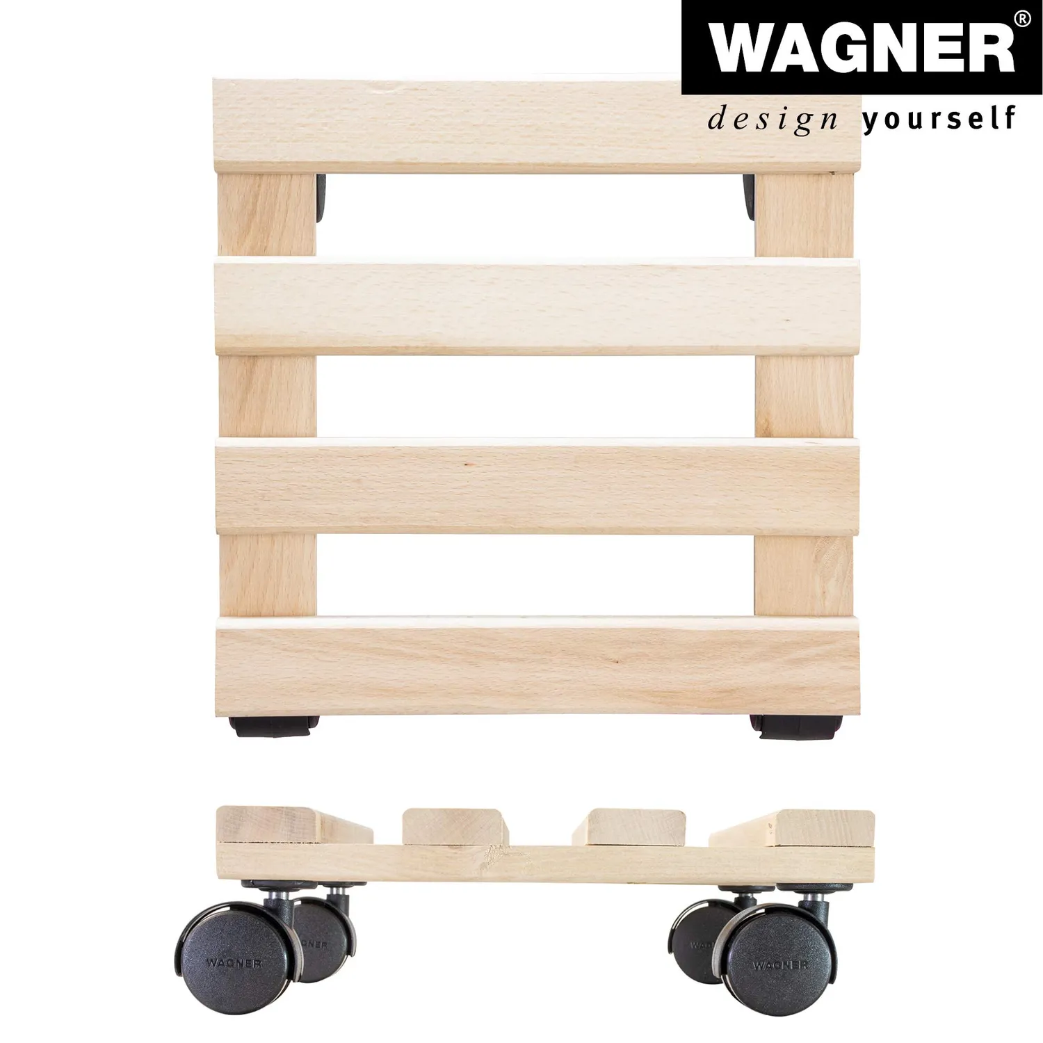 Wagner Paletti GH 0330 carrello piante legno 28x28 cm 100 kg