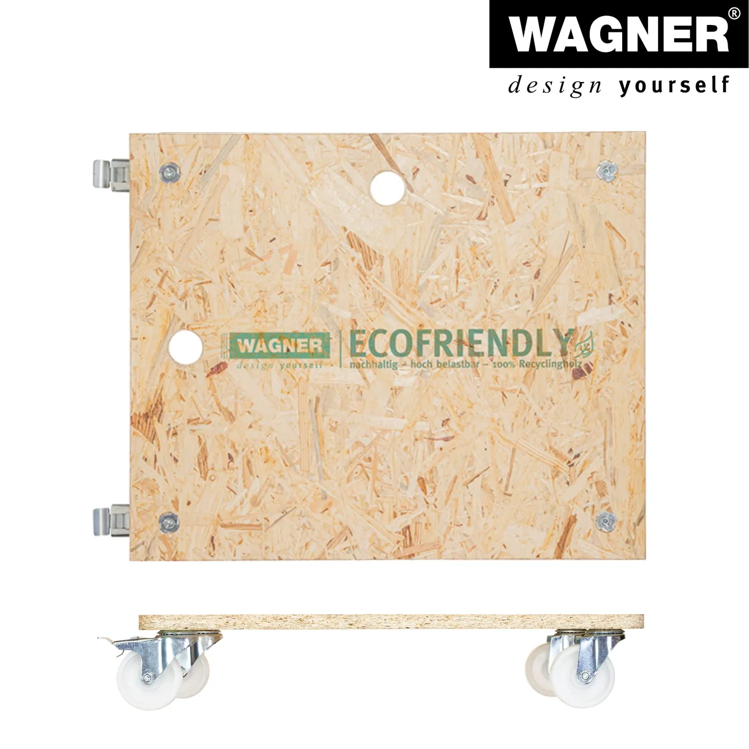 Wagner MM 1354 carrello trasporto 59x49 cm 250 kg OSB