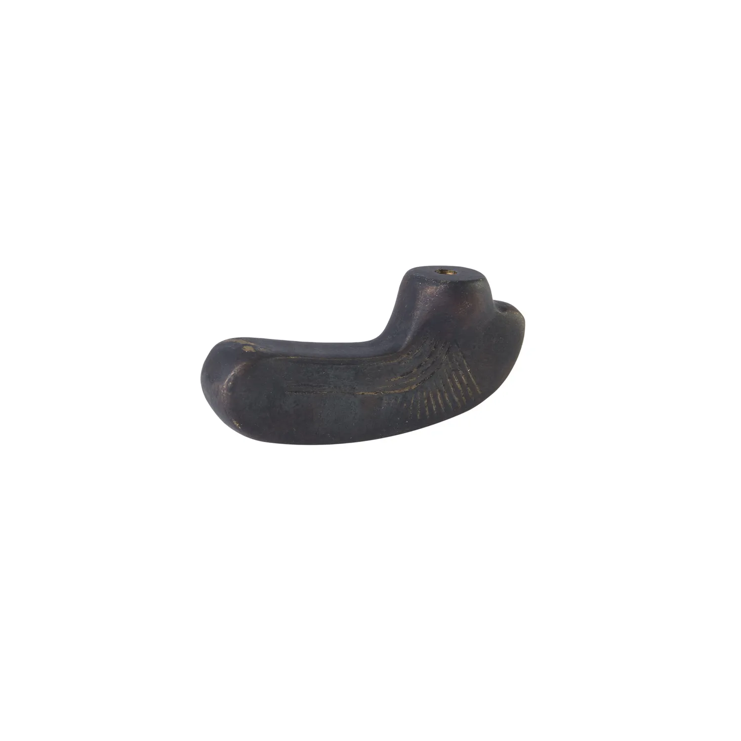 NIVA Design Inca pomello ottone nero goffrato