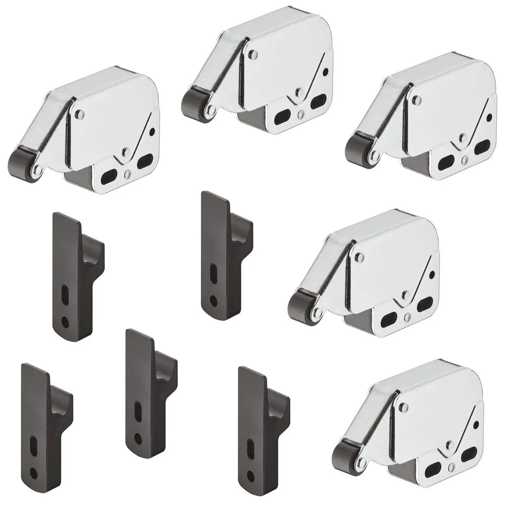 Gedotec Mini-Quick chiusura push to open 1pz nichelata