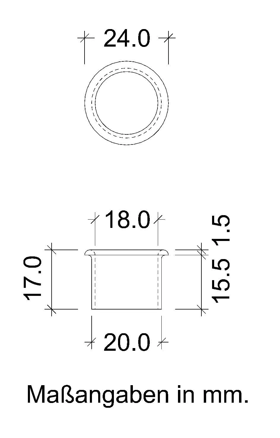 Gedotec Void passacavo ottone rotondo 60 mm nichelato