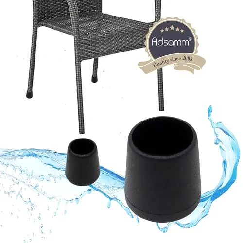 Adsamm Puntale Avvolgente Esterno Ø 14-15 mm Tappo 1 pz Nero Feltro
