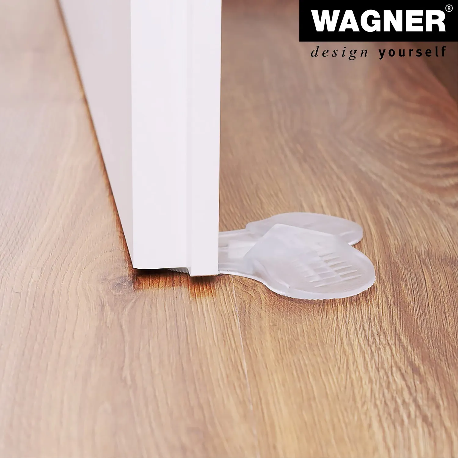 Wagner 3Stop fermaporta cuneo trasparente Ø108x19 mm elastomero