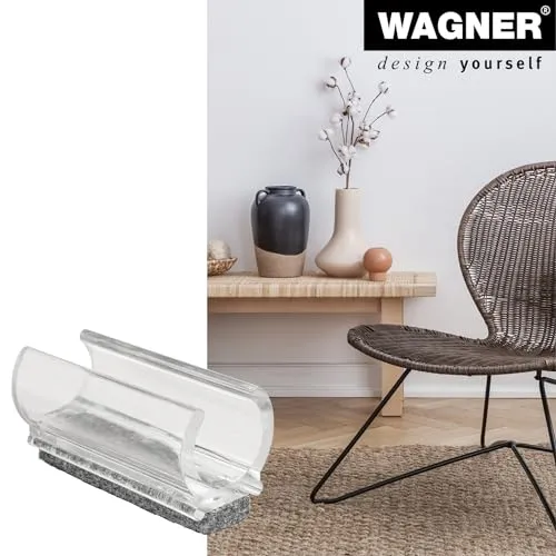 Wagner 15069299 feltrini tubi tondi 4 pezzi trasparenti
