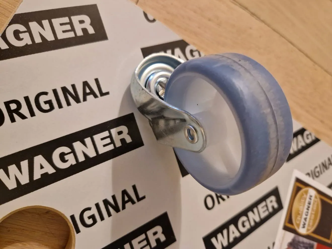 WAGNER MM 1318 Carrello Trasporto 57,5x30 Ruote Morbide