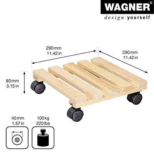 Wagner Country Carrello piante 29x29 cm naturale 100 kg