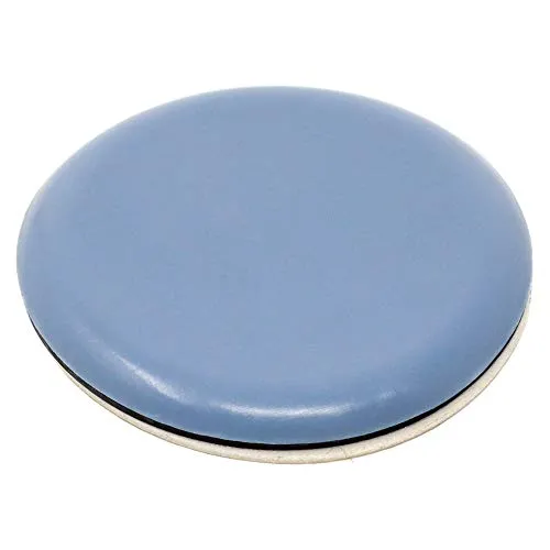 Adsamm Pattini PTFE Autoadesivi Ø 50 mm 4 Pezzi Grigio