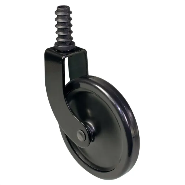 Wagner RO 9086 rotella carrello tè nera 75 mm rigida