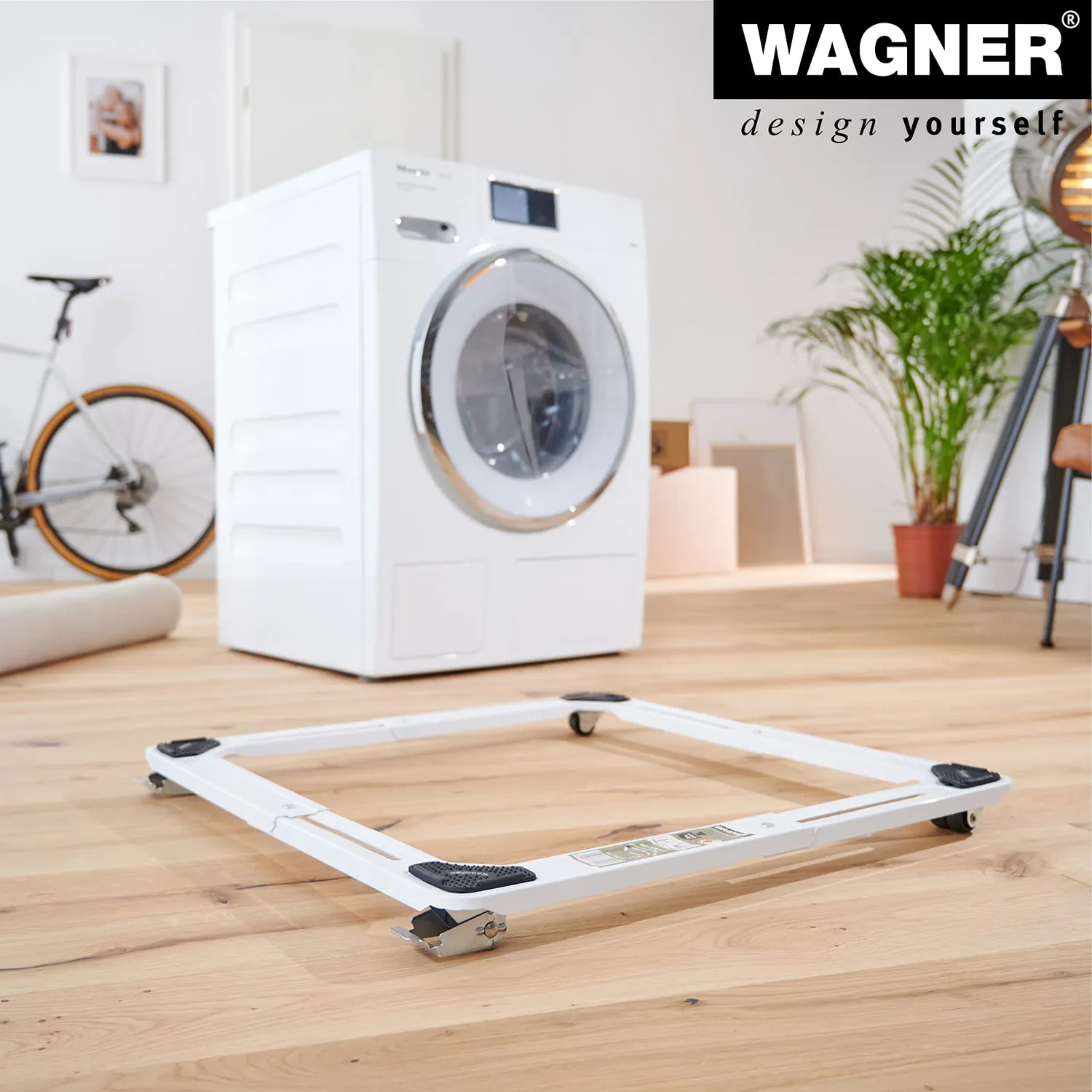 Wagner MM 1192 carrello trasporto bianco 42-60 cm 150 kg