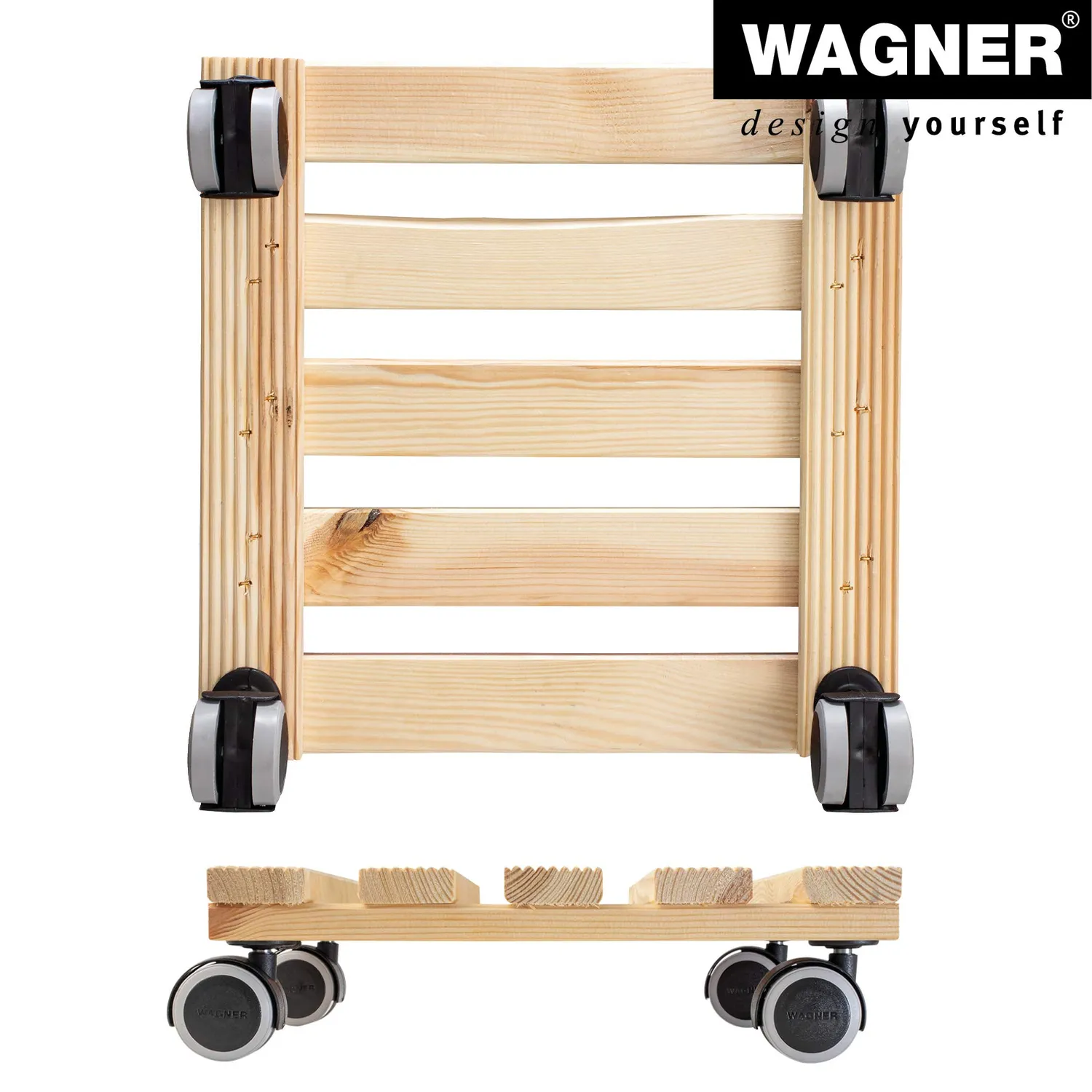 Wagner Country sottovaso legno 28x28 cm 100 kg naturale