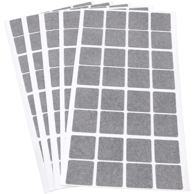 Adsamm 25x25 mm feltrini quadrati grigi 160 pezzi ultrasottili