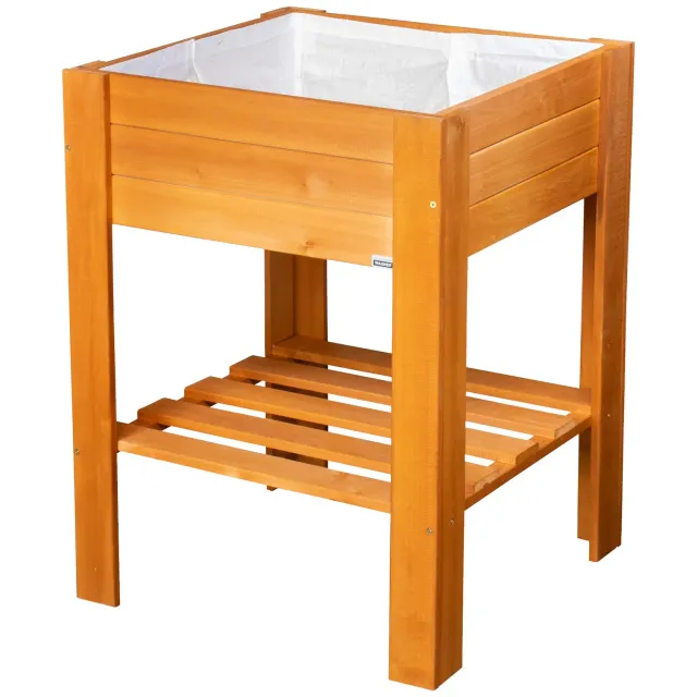 Wagner GreenBOX Light aiuola rialzata 53,5x53,5x70 cm castagno