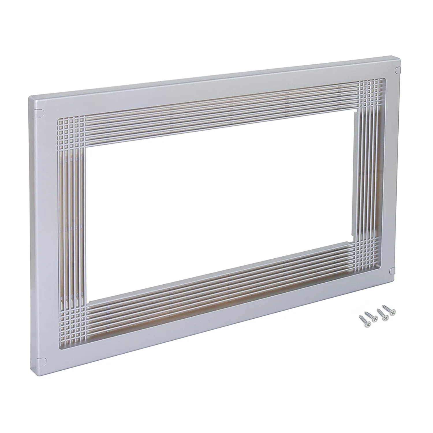 Emuca telaio microonde incasso 600x400 mm grigio argentato
