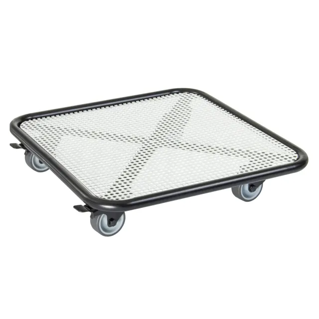 Wagner Black White GH 7018 portavasi ruote 38x38 cm