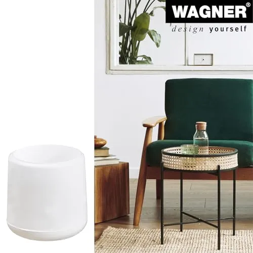 Wagner 15062799 tappi per tubi acciaio 4 pezzi Ø 18/22 mm bianchi