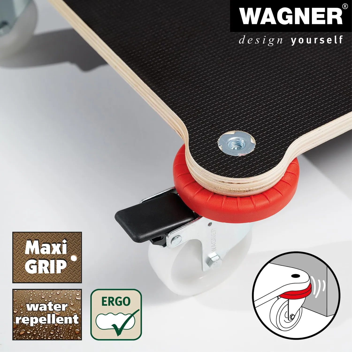 Wagner MM 1360 carrello trasporto 52x32 cm 200 kg