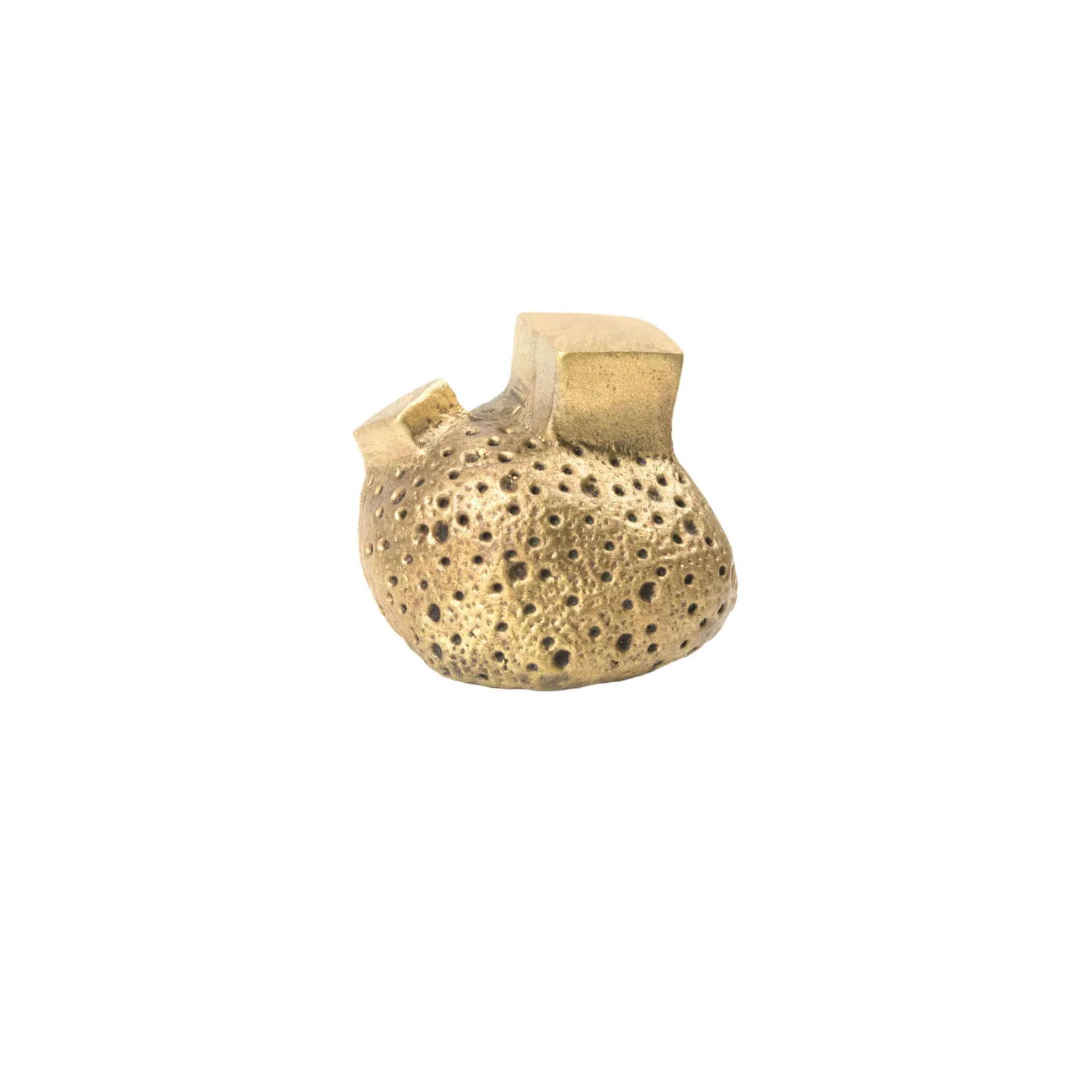 NIVA Design Pietra pomello ottone pack minerale geometrico