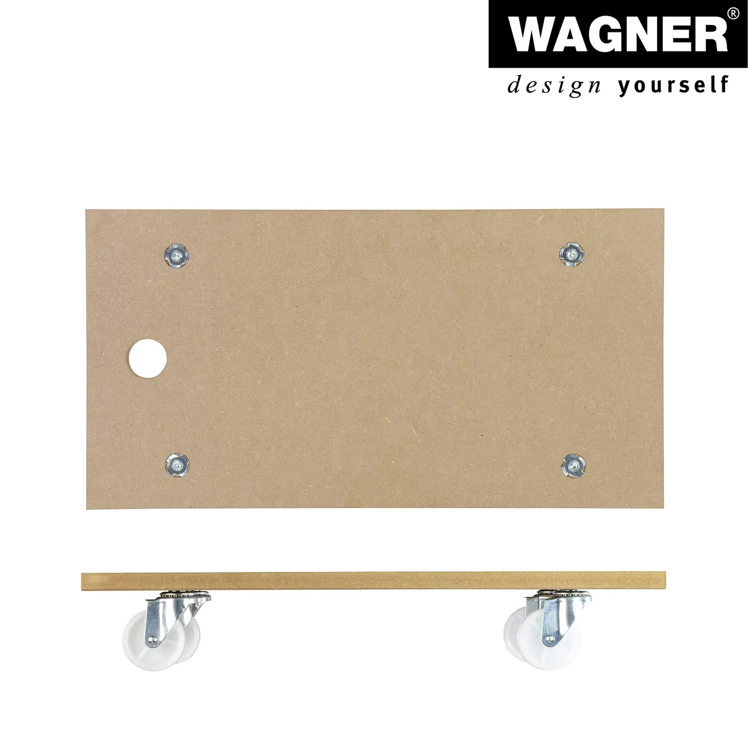 Wagner MM 1104 carrello trasporto MDF 57,5x30 cm portata 200 kg