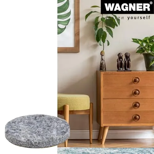 Wagner Big Pads 15124599 feltrini Ø45 mm grigi 4 pezzi extra spessi